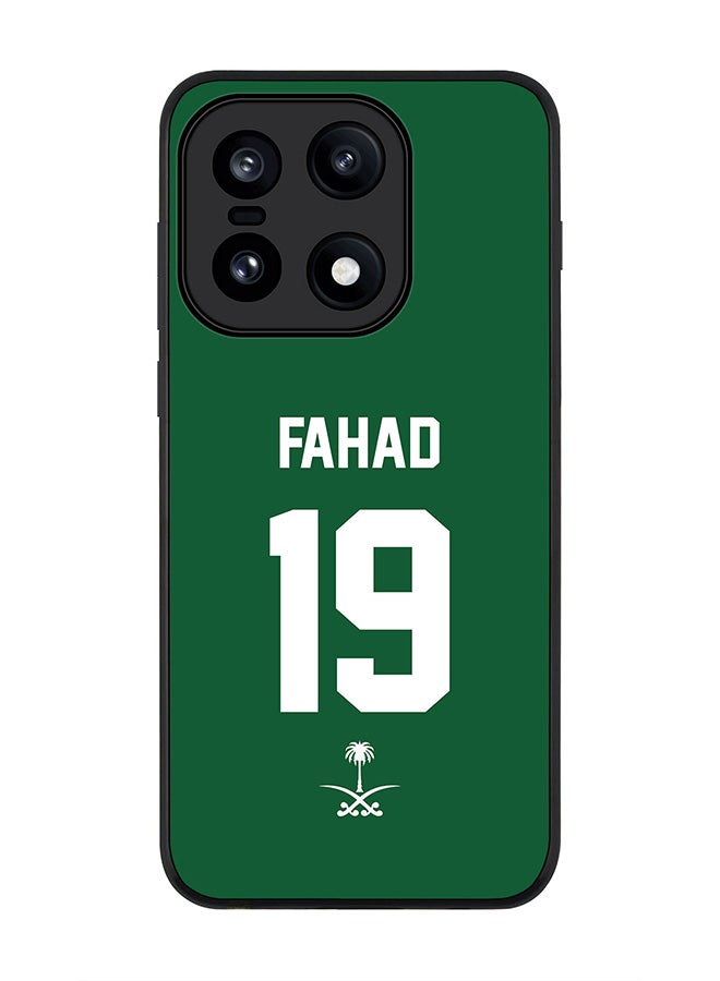 Stylizedd For OnePlus 15 Case,Slim fit Camera Protection, Shockproof Thin Phone cover  - Football - Saudi Arabia,  Fahad - Image 1